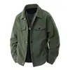 Jaqueta Masculina Retro Japonesa de Outono e Primavera com Gola Reversível, Roupa de Trabalho, Jaqueta da Moda, Nova, Casual, Solta, Moderna, Versátil, Top, Outer
