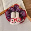 Diadema Antideslizante de Gatito a Cuadros para Niños, Diadema Linda para Niñas, Pasador de Pelo, Artefacto para Niñas Pequeñas que No Estrangula ni Rompe el Cabello, Accesorios para el Cabello