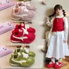 Zapatos Infantiles Forrest Gump 2026 Modelo Nuevo Primavera y Otoño Zapatos Deportivos Casuales Retro para Niños Suela Suave Piel Genuina Zapatillas para Niñas Pequeñas