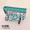Tractor de Mano con Sembradora de Trigo, Frijol y Grano, Máquina Todo en Uno para Sembrar y Fertilizar, Sembradora y Plantadora de Precisión para Trigo