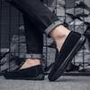 Mocasines de Hombre Primavera Nuevo Estilo Perezosos Suela Blanda Slip-On Zapatos Beanie Zapatos Casuales de Cuero para Hombre Estilo Caliente Transfronterizo Dropshipping
