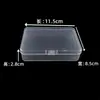 Caja rectangular de plástico PP de 11.5, caja de almacenamiento rectangular, caja transparente para piezas de almacenamiento, caja de embalaje para productos pequeños