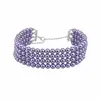 Moda Europeia e Americana Jóias Destaque ABS Popular Colar Feito à Mão Multi-camada Pérola Pescoço Cadeia Pescoço Acessórios Mulheres chocker