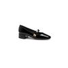 Zapatos de Moda Estilo Celebridad de Internet para Mujer Zapatos de Cuero de Suela Gruesa Francesa Punta Redonda Tacón Grueso Zapatos Mary Jane para Mujer 2024 Nuevo Estilo de Primavera
