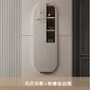 Fornecimento Exclusivo Transfronteiriço de Espelho Inteligente Oval de Corpo Inteiro Estilo Hotel de Luxo Leve com Luz de Três Cores e Dimerização Contínua