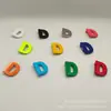 Metal Multicolor Letras Inglesas Macarrón Dopamina Universal Ropa Bolsa Broche Accesorios