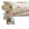 Colcha de Verano de Doble Capa de Gasa Ultra Suave 100% Algodón Hilo de Hielo, Colcha Fina de Gasa de Hielo de Algodón Puro para Aire Acondicionado, Lavable a Máquina