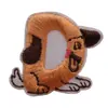 Adesivos de Tecido com Letras de Desenho Animado Roupas Infantis Sapatos e Chapéus Adesivos Bordados de Animais 26 Meias Inglesas Adesivos Decorativos Bordados