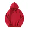 Ropa exterior de talla grande al por mayor, sudaderas con capucha de color liso en stock, tops holgados de manga larga, unisex, estilo hombro caído, disponibles para dropshipping transfronterizo