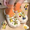 Nuevos zapatos con agujero de oso, hebilla de zapato con flor, hebilla decorativa, lindos accesorios de bricolaje de dibujos animados, venta al por mayor transfronteriza