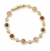 Suministro Directo de Fábrica, Pulsera Dopamina Arcoíris de Alta Gama para Mujer, Mismo Estilo que en los Centros Comerciales, Pulsera de Nicho de Lujo Ligero
