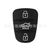 Adequado para chave de carro Hyundai Kia botão de couro silicone botão de couro