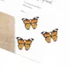 Pingentes Esmaltados de Borboleta Colorida para Fazer Brincos e Penduricalhos de Orelha, Materiais para Acessórios de Joias Artesanais, Pingentes DIY