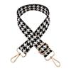 Nuevo Bolso de Hombro Ancho Jacquard Pied de Poule de 3.8cm Accesorios Correa de Hombro Cruzada Reemplazo Correa para Mochila Taza de Agua Cinturón Transfronterizo