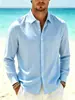 Camisa europea de talla europea elástica en cuatro direcciones para hombre, para ir al trabajo, fina, calle, playa, imprimible, bordada