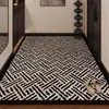 Tapete Simples para Porta de Entrada Base de Tecido Resistente à Sujeira e Fácil de Cuidar Tapete de Entrada Cortável Antiderrapante Tapete de Porta de Alta Qualidade