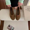 Bailarinas de lunares estilo coreano para mujer, nueva colección 2026, mocasines elegantes sin cordones de punta redonda y poco profundos