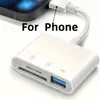 Lector de tarjetas USB 3.0 para cámara SLR, tarjeta de memoria SDTF para Apple, Android, computadora, teléfono móvil, coche, 2 en 1