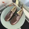 Versión de Piel de Vaca ~ Zapatos Planos de Terciopelo Estilo Británico Zapatos de Vestir Antiguos con Cordones Suela Blanda Mocasines Retro Slip-On Zapatos Pequeños de Piel