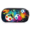 Estuche de Lápices de Fútbol Baloncesto Rugby Deportes Niños Niñas Niños Estampado Caja de Lápices de Una Sola Capa Bolsa de Papelería de Poliéster Dropshipping