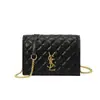 Yangshulin 2026 Modelo Nuevo Bolso de Cadena Acolchado para Mujer de Piel Genuina, Bolso Cruzado de Hombro de Lujo Ligero, Popular en Transmisiones en Vivo de Douyin