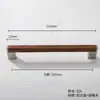 Manijas de Madera de Nogal, Gabinetes de Cajones de Madera Maciza, Puertas de Gabinete de Madera, Manijas de Armario de Madera Natural, Gabinetes de Madera, Minimalista Estilo Japonés