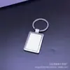 Llavero de aleación de zinc Colgante de placa de aluminio para sublimación Llavero con foto Metal Pequeño regalo de recuerdo Regalo