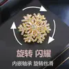 2026 Nuevo Broche de Copo de Nieve Giratorio de Lujo de Gama Alta Pin Versátil para Ropa Decoración Estilo Occidental En Stock