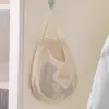 Bolsa Pendurável Respirável para Armazenamento de Roupas Íntimas e Meias Organizador de Guarda-Roupa Doméstico Montado na Parede Bolsa de Rede para Armazenamento Bolsa de Armazenamento para Diversos Atrás da Porta