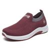 2025 Nuevos Zapatos Slip-on para Caminar para Mujer Fondo Grueso Moda Casual Deportes Zapatos de Talla Grande Zapatos para Mujeres de Mediana Edad y Adultas Mayores