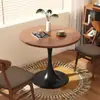 Mesa redonda Tulipán para apartamentos pequeños, mesa redonda de comedor para balcón de casa, mesa de centro, mesa de reuniones, mesa de recepción, mesa auxiliar