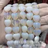 16mm Piedra Natural Ágata Agujero Recto Corazón de Melocotón Cuentas Sueltas Pulsera DIY Collar Accesorios de Joyería Cuentas Semi-Terminadas Al por Mayor