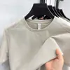 Camiseta de secagem rápida para homens, manga curta, fina para o verão, respirável, solta, gola redonda, adequada para esportes, corrida e fitness, atacado