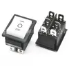 KCD4 Branco sem impressão-duplo reset 6 pés 3 posições auto-retorno tipo navio interruptor 16A interruptor de reset