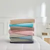E-commerce Transfronteiriço 2026 Novo Estilo Classe A Cor Sólida Lã de Flanela Bordado de Concha Manta de Pelúcia t Comércio Exterior Mais Vendido Manta de Pelúcia Pode Ser Personalizada