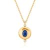 Collar Colgante Luna Estrella León Mal de Ojo Amor Transfronterizo Europeo y Americano Lujo Accesible Joyería para Niñas Accesorios Venta al por Mayor
