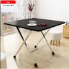 Mesa Plegable, Mesa de Comedor Plegable, Mesa de Estudio para Dormitorio de Residencia Estudiantil, Mesa de Comedor para el Hogar, Mesa para Exteriores, Ampliada y Reforzada para Uso en Puesto