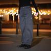 Overol de Comercio Exterior Primavera y Verano Multibolsillos para Hombre Pantalones Casuales Rectos Holgados Combinables Pantalones Cómodos Antiarrugas de Pierna Ancha para Hombre