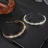 Diadema de pedrería Accesorios para peinado coreano Corona de diamantes de temperamento Tocado venta al por mayor