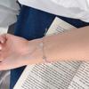 Pulsera de Plata de Ley 999 Doble Cara Mariposa Triturada Hielo para Mujer 2024 Nueva Pulsera Dulce Brillante de Alta Gama para Novias