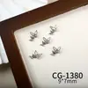 Joias para Nail Art da Nova Série Borboleta, Zircônia Brilhante de Luxo Acessível Borboleta Vazada Cor White K Acessórios de Unha Usáveis
