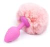 Novo 3 contas de silicone macio plug anal de volta corte divertido plug anal bola de pele fox tail fabricantes atacado