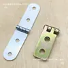 Bisagras de esquina redondeada, conectores de herrajes para muebles, bisagras plegables de tapa abatible para puertas de gabinetes, bisagras de tira larga, bisagras triangulares de cuatro agujeros para cajas de madera