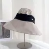 Nuevo Estilo de Principios de Primavera Sombrero de Pescador de Ala Ancha Color Sólido Estilo Japonés para Mujer, Hace que la Cara Parezca Más Pequeña, Sombrero de Cubo Plegable, Sombrero de Sol con Protección Solar