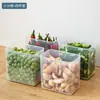 Cesta de almacenamiento BNBS transpirable para montar en la pared para cebolletas, jengibre y ajo; herramienta de almacenamiento de jengibre y ajo montada en la pared; caja de almacenamiento de cocina