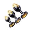 Nuevo Enchufe Anal de Metal Fig de Dos Colores con Nueva Tecnología Alternativa Coquetería Juguete Sexual para Adultos Soporta Dropshipping