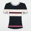 Tejido de punto a rayas de doble hilo de peso pesado hecho a medida, camiseta de manga larga de jersey 100% algodón, tejido suave y cómodo para hombres y mujeres