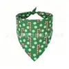 E-commerce Transfronteiriço Produtos para Pets Lenço Triangular Lenço Triangular de Natal para Pets Bavete Decoração para Pets