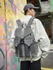 Mochila transfronteiriça de grande capacidade, mochila para o dia a dia, bolsa de viagem modelo 2026 novo, leve, resistente à água, bolsa para laptop com múltiplos bolsos