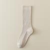Calcetines de lana para mujer otoño e invierno cálidos calcetines de felpa calcetines japoneses de doble aguja a media pantorrilla calcetines largos de felpa para mujer venta al por mayor Zhuji